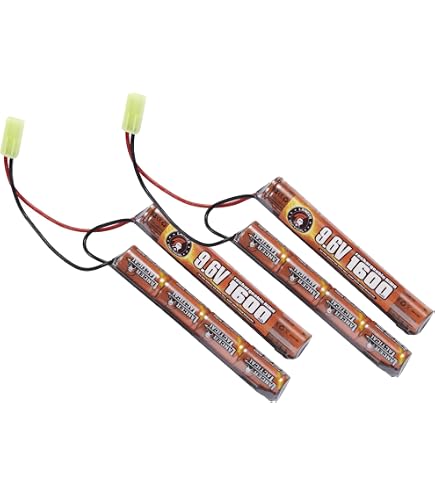 Amazon.com: Lancer Tactical 8.4V 1600mAh NiMH Nunchuck Airsoft