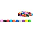 GRIFITI Band Joes 1.25 Inch 20 Pack Office, Magic, Ring, Pen, Art, Cooking, Wrapping, Cord Wraps, Longer Lasting Silicone Rubber Bands Mini Small Strong Colorful Rubberbands Elastic Siliconebands