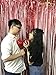 ShiDianYi Tinsel Foil Fringe-Backdrop-3FTX8FT-Red Metallic Door Window Curtain Party Decoration
