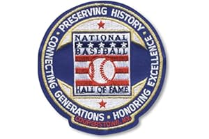 PATCH COLLECTION National Baseball Hall of Fame Induction Cooperstown Round Logo Jersey Patch