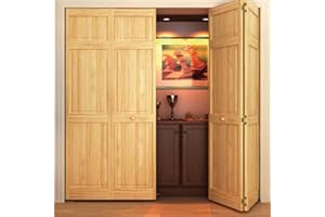 Kimberly Bay Closet Door, Bi-fold, 6-Panel Style Solid Wood (80x32)