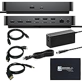 SD25TB5 Pro Thunderbolt 5 Smart Dock with USB-C, HDMI &amp; DisplayPort | Includes DisplayPort, HDMI and USB-C to USB-C cables plus a cleaning cloth; supports up to four 4K 60Hz displays