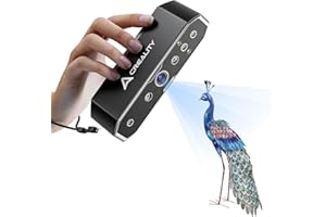 Creality CR-Scan Otter 3D Scanner for 3D Printing, Handheld 3D Printer Scanner with 4 Lens Stereo Vision 10-2000mm Range, Anti-Shake Tracking 24-Bit Full-Color for iOS Mac Windows Android