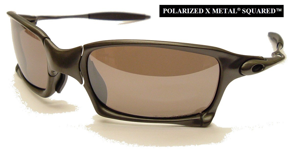 OAKLEY OO POLARIZED X SQUARED Sunglasses OO601108 Carbon Colour