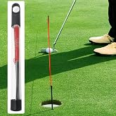 HH-GOLF&reg; Golf Putting String Guide Alignment Training Aid Poket Size Master Straight Golf Putting Guide Line with Pegs, 3 Yards Length