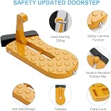 URAQT Car Door Pedal Orange Multifunction Foldable Roof Rack Foot Pedal view 3
