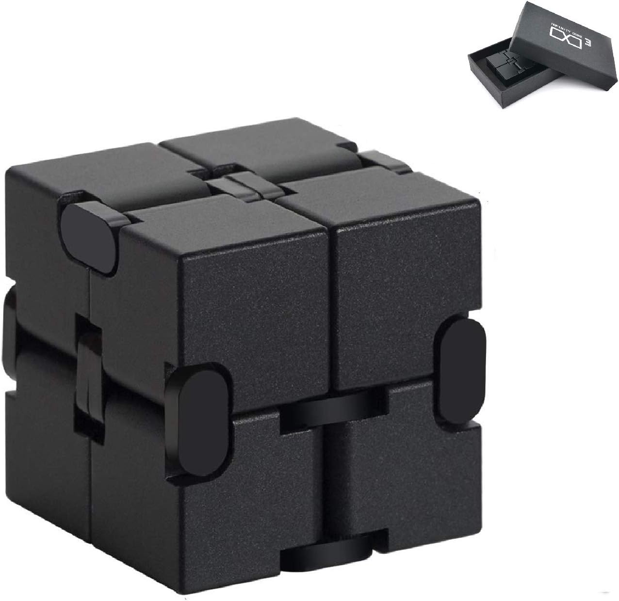 Xtozon Infinity Cube Fidget Cube Toys - Office Fidget Cube Prime for Stress and Anxiety Relief/ADHD, Gifts for Men and Kids, Cool Stuff