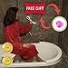 Bathroom Grab Bar by Dr. Maya - Bath Support with Free Shower Sponge - Powerful Suction Grip - Tool-Free Installation Get Instant Shower Handle Assist Balance Handrail Boosts Tub Safety for All (1)
