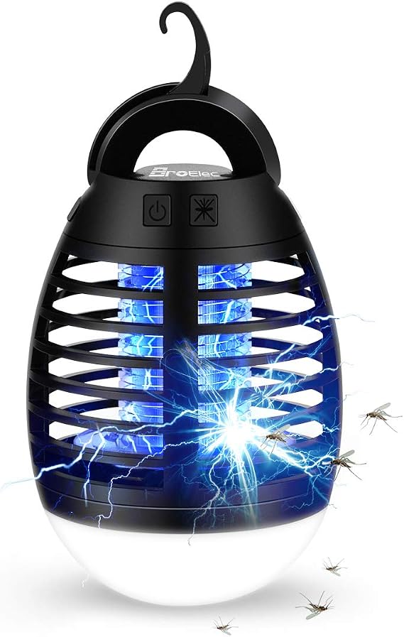 Amazon.com : BroElec Bug Zapper Camping Lamp, Tent Light Bulb Portable