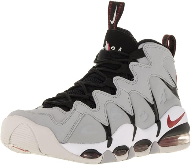 Amazon.com | Nike Mens Air Max CB34 Wolf Grey/Varsity Red/Ntrl Gry/White Basketball Shoe (9) | Shoes