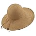 LETHMIK Summer Beach Straw Hat Womens Wide Brim Floppy Packable Sun Hat Khaki