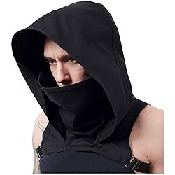 L'VOW Cyberpunk Rogue Cowl Hood Scarf Hooded Cape