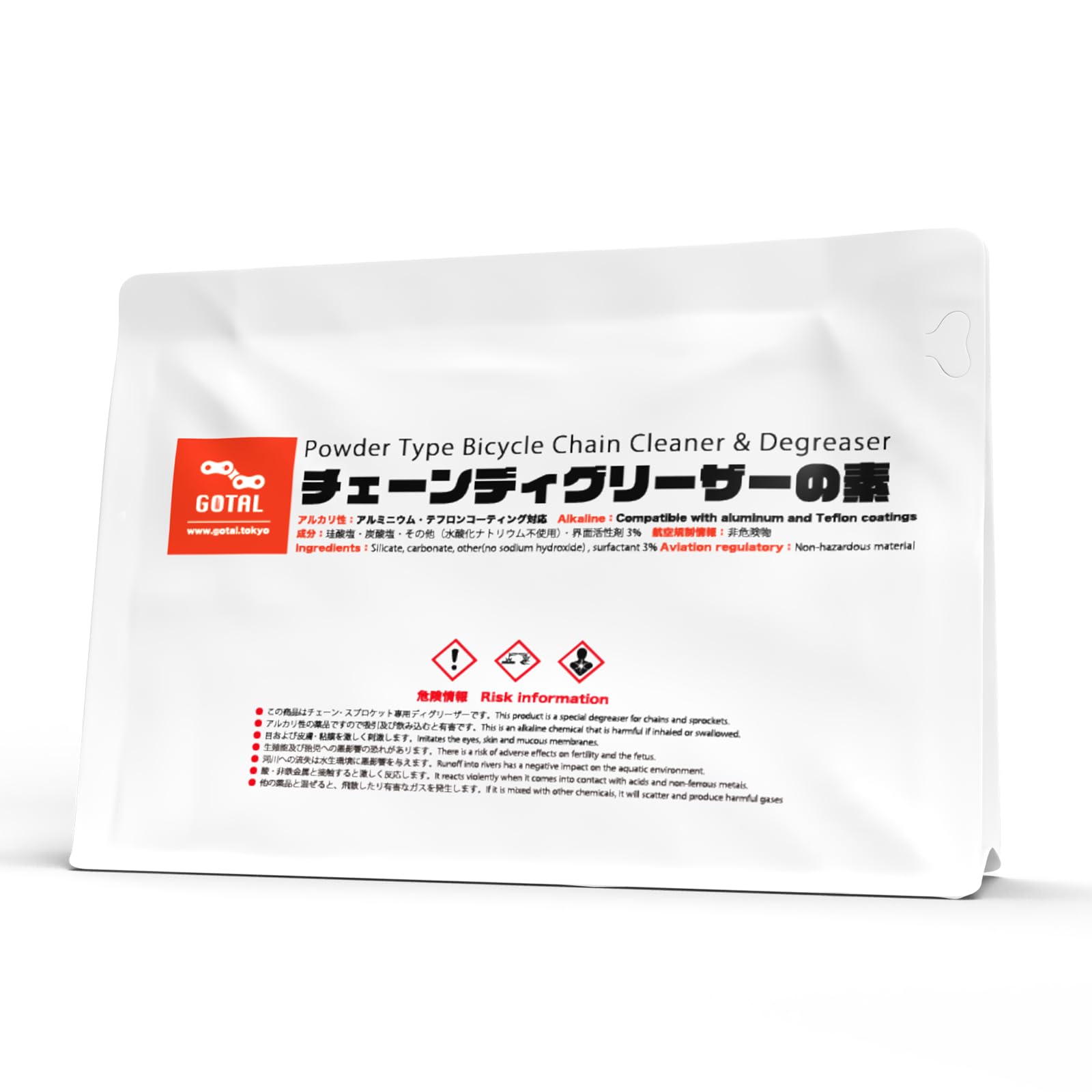 GOTAL チェーンディグリーザーの素 超音波洗浄機対応【自転車用 粉末濃縮型チェーンクリーナー 500g】商品画像