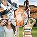 SHAPERX Camellias Women's Seamless Firm Body Control Bodysuit Thong Body Shaper Slimmer Shapewear, (Beige, XL)