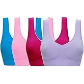 Women's Comfort Workout Sports Bra Low-Impact Activity Sleep Bras