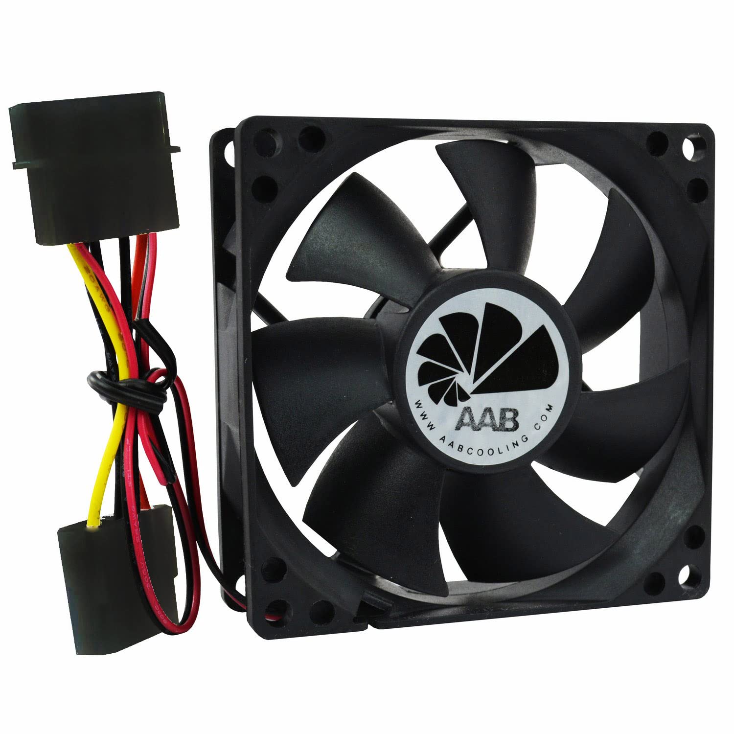 AABCOOLING Economy Series 80mm PC Case Fan - 8cm, 12V, 25 dB(A), 40 CFM, 2600 RPM