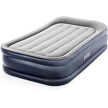 thumbnail image 2 of Intex Dura Beam Plus Deluxe Air Mattress – King Size, Built-In Pump, Raised Comfort 2 of 10