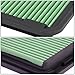 Toyota Camry 2.4L 2.5L Reusable & Washable Replacement Engine High Flow Drop-in Air Filter (Green)