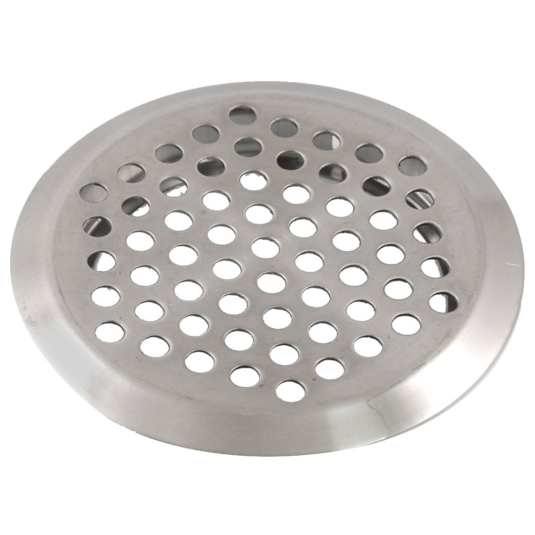 Sourcingmap Kitchen 65mm Dia Stainless Steel Perforated Round Air Vent Louver