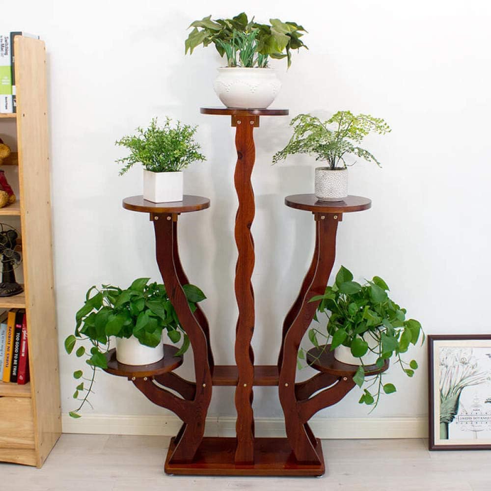 YAHAO Soporte De La Planta Madera, Soporte Planta De Flores ...
