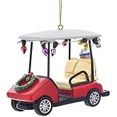 Kurt S. Adler Golf Cart with Wreath Ornament