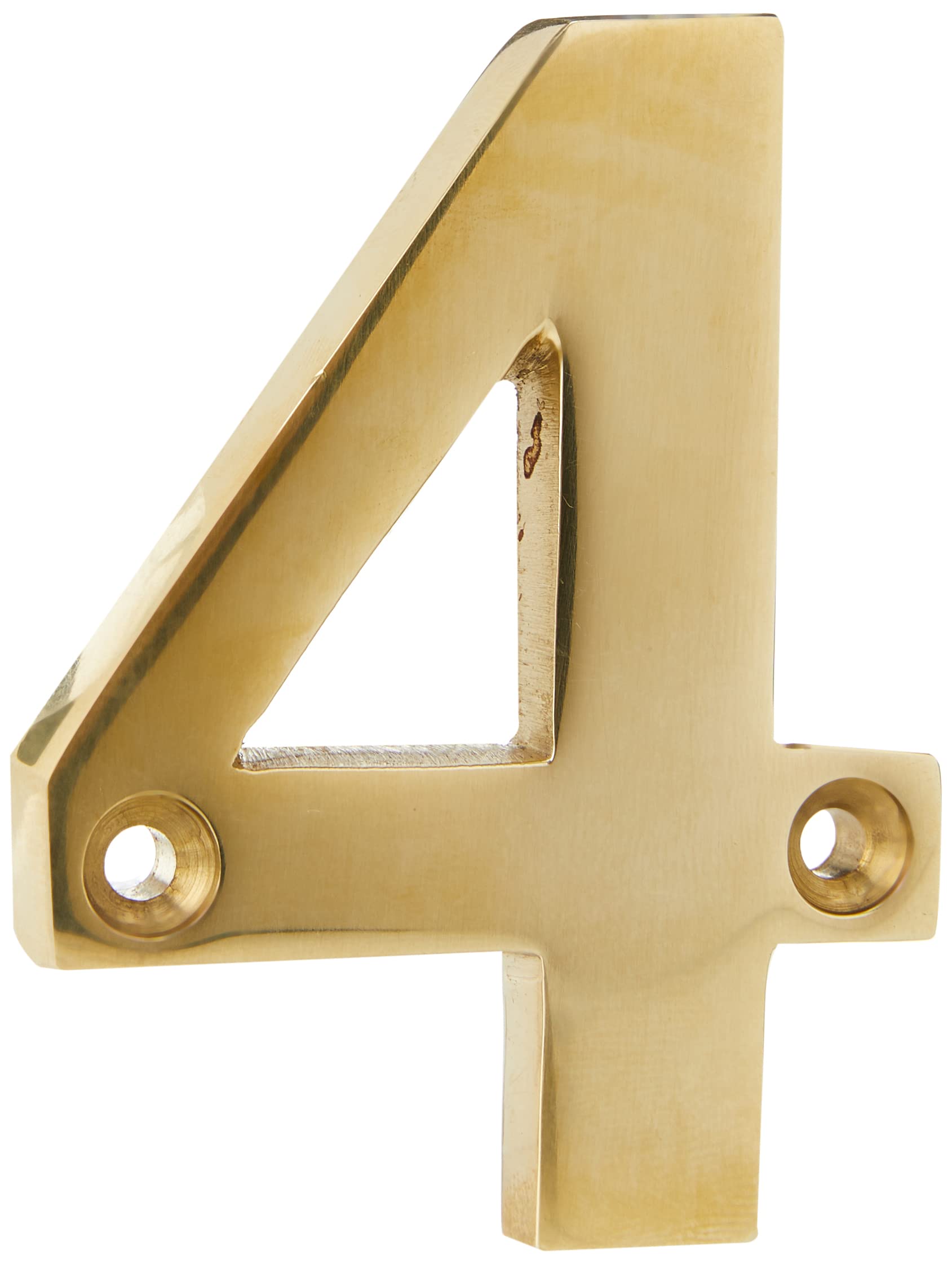 From the Anvil 83714 Numeral 4-Polished Brass