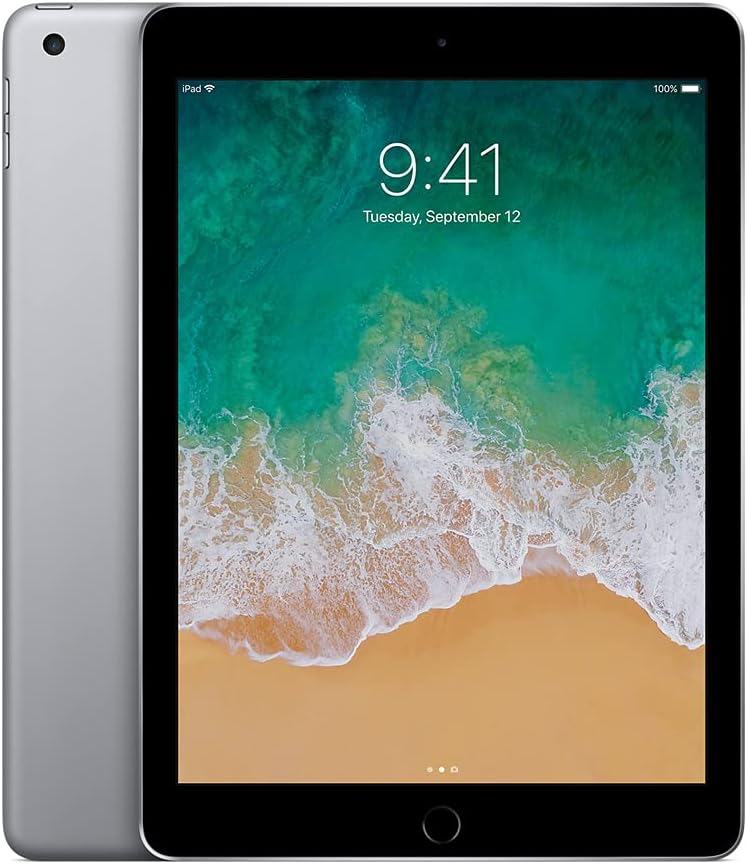 Apple iPad 5th Gen 128GB Wi-Fi Cellular Space Gray - Renewed