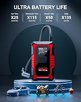 GOOLOO A3 Jump Starter with Air Compressor 3000A 150 PSI Tire Inflator view 5