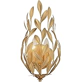Crystorama Broche 2 Light Sconce (Antique Gold)
