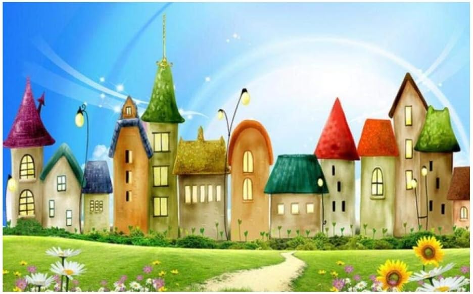 Amazon.com: 3D Wallpaper Wall Frescoes Mural Wall Covering Cartoon