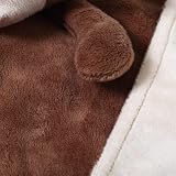 CREVENT Cozy Plush Baby Security Blanket Lovey Brown Monkey 34x34cm view 6