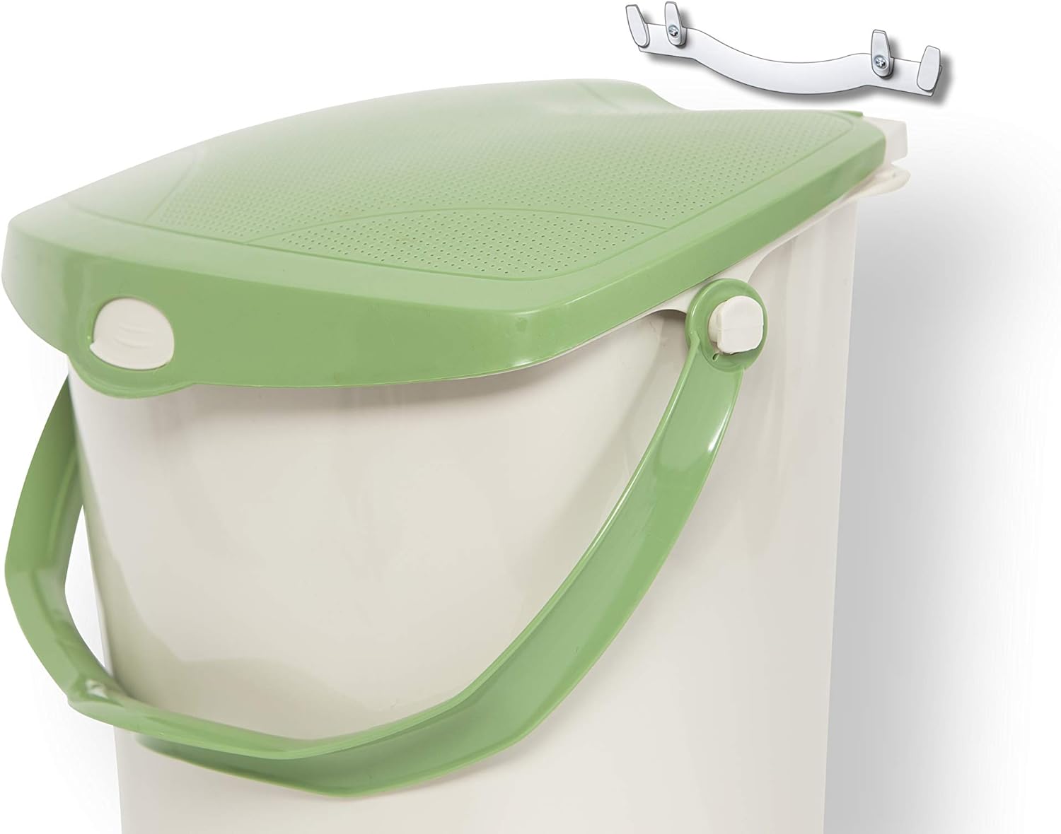 Mountable Kitchen Compost Bin by Zero Waste Together 2 Gal, Under Sink or Countertop, Odor