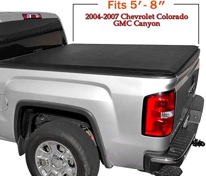 Roll Up Truck Bed Tonneau Cover For 2004 2005 2006 2007 Chevrolet Silverado Gmc Sierra 1500 Crew Cab Fleetside 5 8 Bed Tonneau Covers Amazon Canada