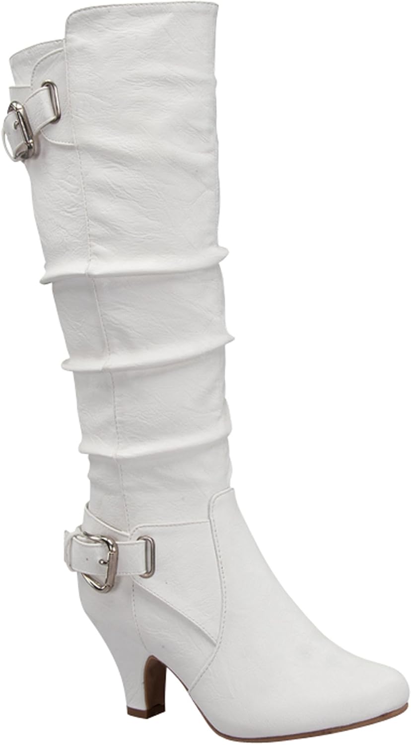 top moda white boots