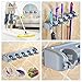 oobest Mop and Broom Holder, 5 Ball Slots with 6 Hooks Mop Holder for Home Tool Rack Storage & Organization