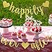 Happily Ever After Banner Gold Glitter, Bachelorette Party Decorations, Happily Ever After Decorations, Bridal Shower Banner, Wedding Engagement Decorations, Happily Eve After Sign