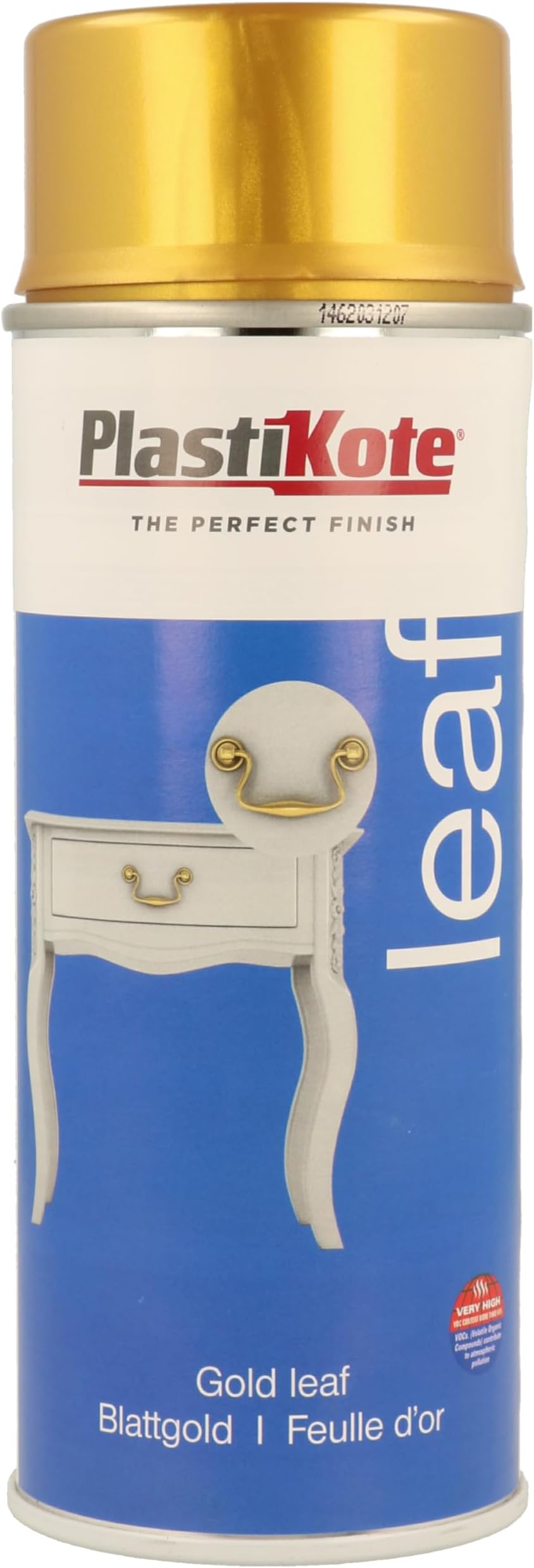PlastiKote Leaf Spray Gold 400ml Decorative Quick Dry Acrylic Lacquer