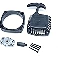 KingVal Replacement Easy-Started Pull Starter (No Need Changing Flywheel) Compatible with 1/5 Scale HPI KM Rovan Baja 5B 5T RC Car (Black)
