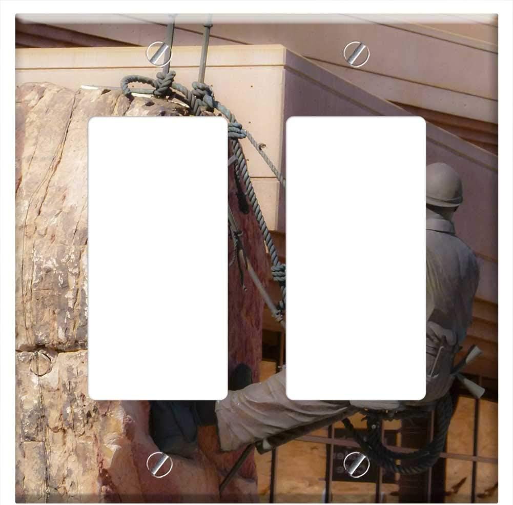 Switch Plate Double Rocker/GFCI - Lake Mead Statue Memorial Reservoir Hoover Dam