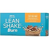 GNC Total Lean | Lean Shake Burn To Go Bottles | High-Protein to Burn More Calories | Chocolate Mocha | 12 Bottles