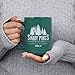 Shady Pines Retirement Home Mug - 15oz Deluxe Double-Sided Coffee Tea Mug (Green)