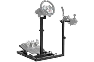 Anman G29 Racing Wheel Stand Fit for Logitech G920 G923 G27,Thrustmaster T150 T248 T300RS TMX,Fanatec Driving Simulator Cockpit Gravity Upgrade,Steering Wheel Pedal Seat Not Included