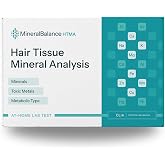 MineralBalance&trade; Hair Tissue Mineral Analysis (HTMA)&mdash;At-Home Test Kit for Fatigue, Anxiety, Sleep &amp; Digestive Issues&mdash;Tests 21 Minerals &amp; Heavy Metals Including Magnesium &amp; Zinc&mdash;Full Lab Report Included