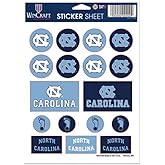 North Carolina Tar Heels Vinyl Sticker Sheet 5" x 7"