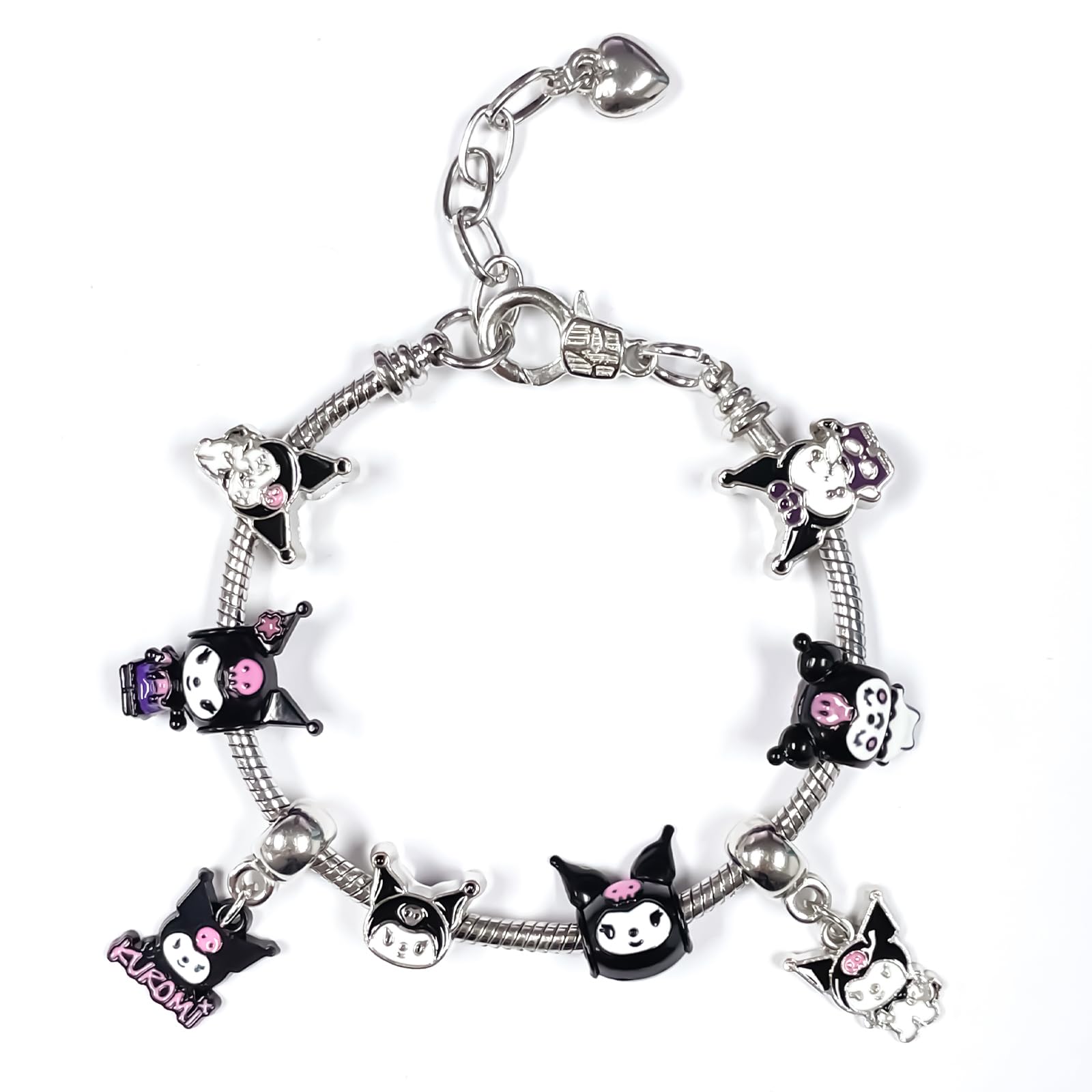 Driflo Kuromi Bracelet, Kuromi Jewellery, Cartoon Bracelet K-uromi Bracelets Birthday Gifts for Friends and Fans