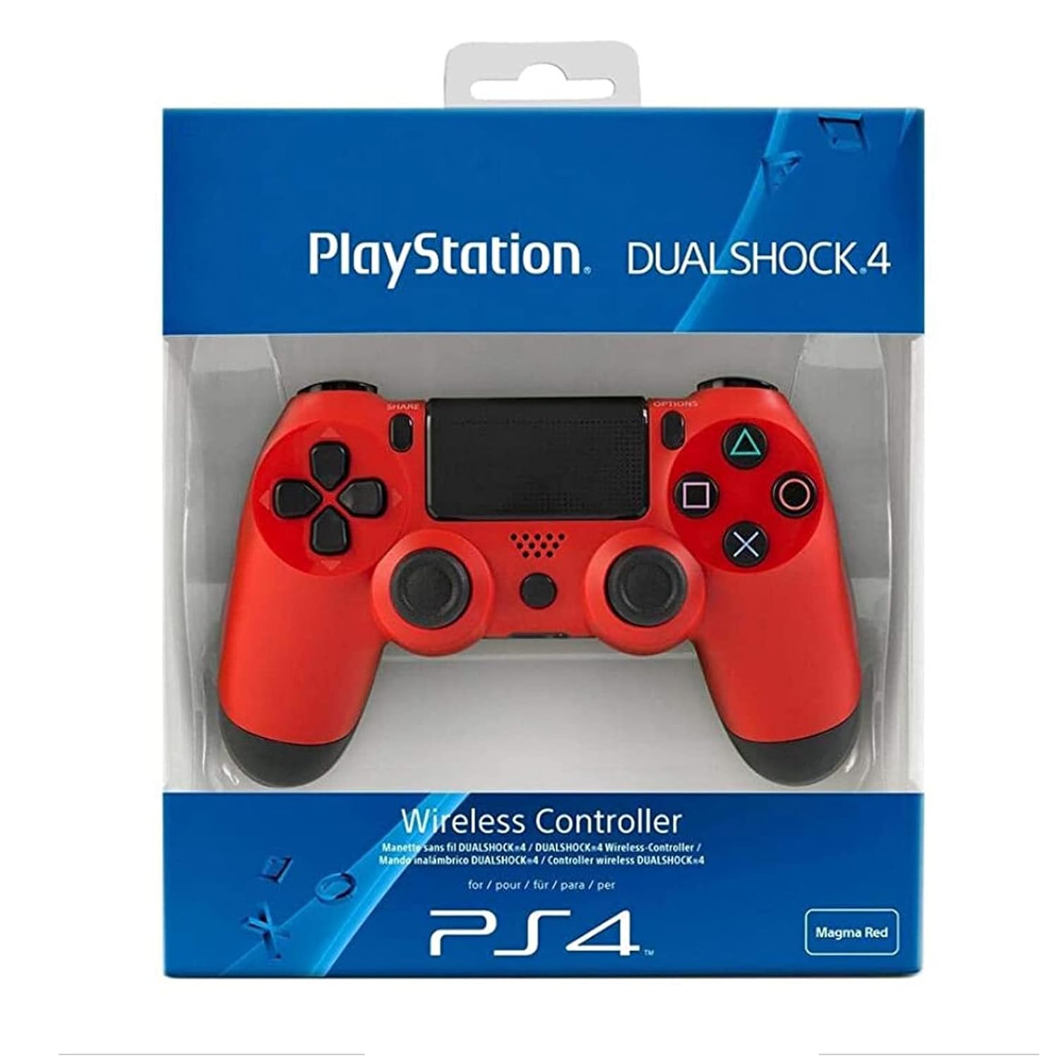 Sony Playstation Dualshock 4 Controller Red Amazon In Video Games