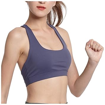 yoga tops with bra support