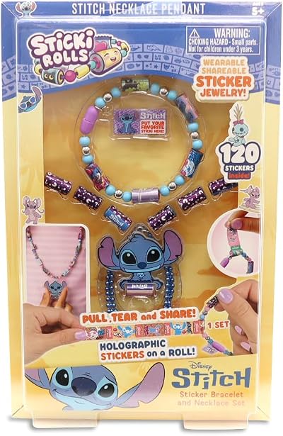 STICKI ROLLS Sky Castle Stitch Pendant Bracelet Pack Disney