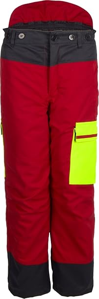 Forstschutz Bundhose Forest Jack Red Schnittschutzhose Klasse1