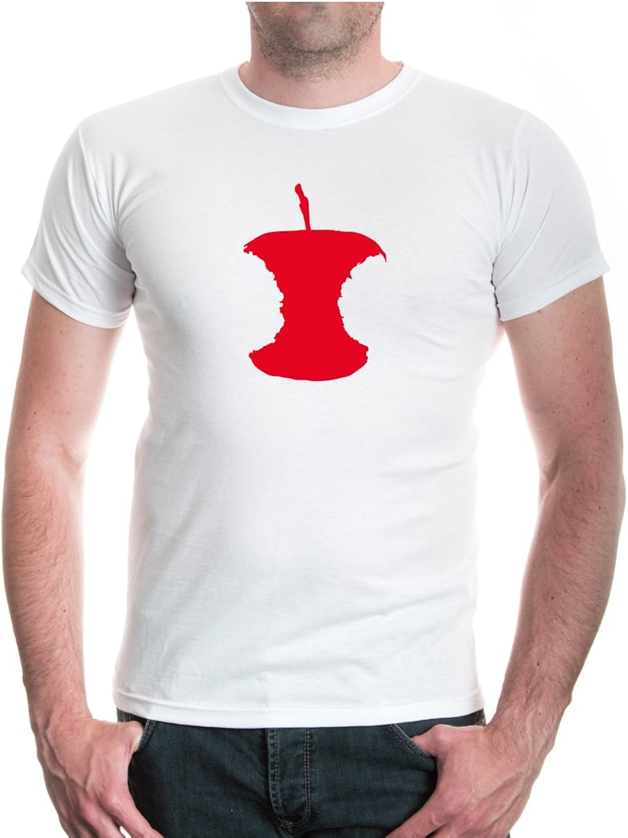 T-Shirt Apple-Fuit-XXXL-white-red